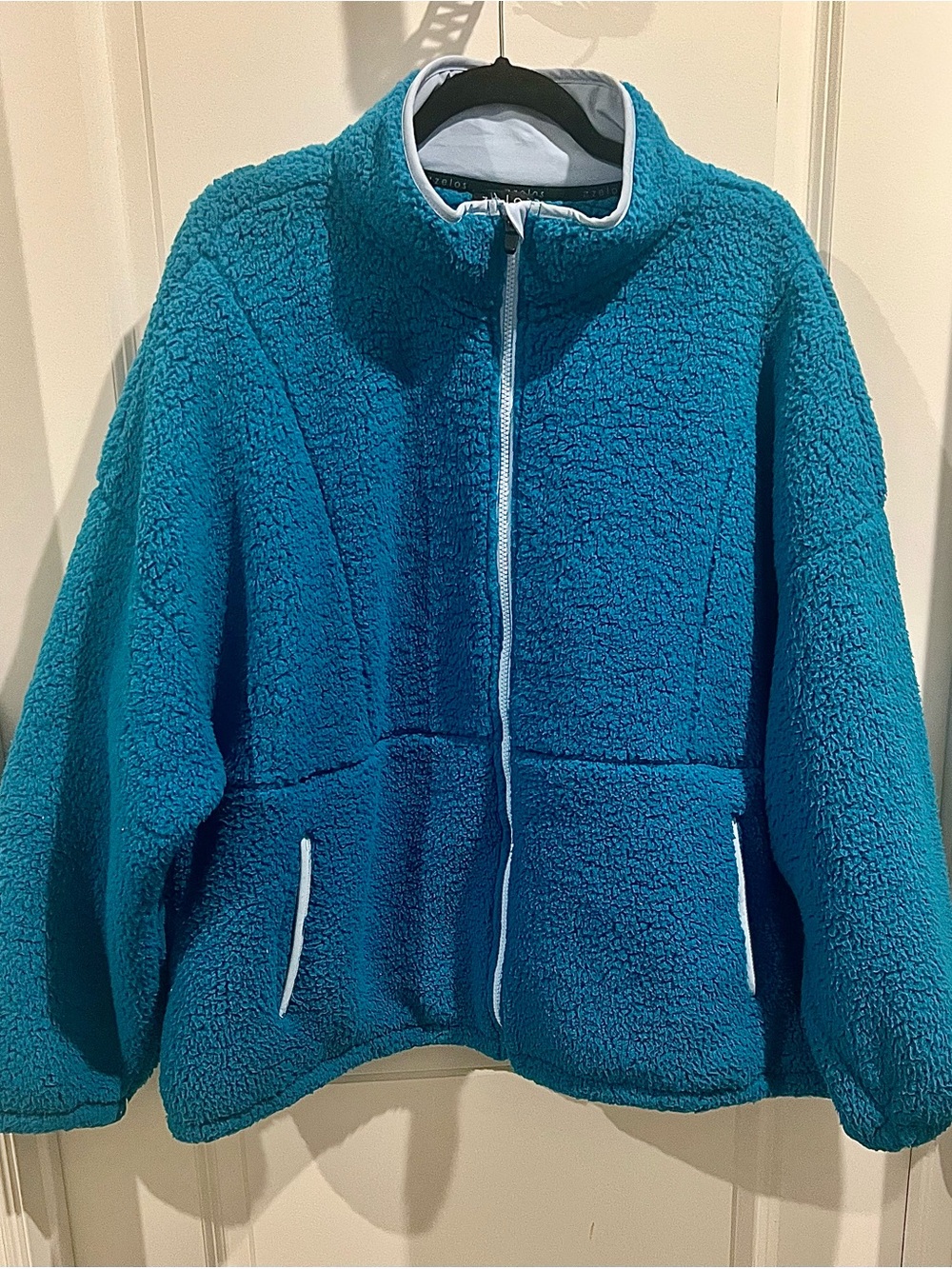 Zelos Plus Size Full-Zip Fleece Jacket.